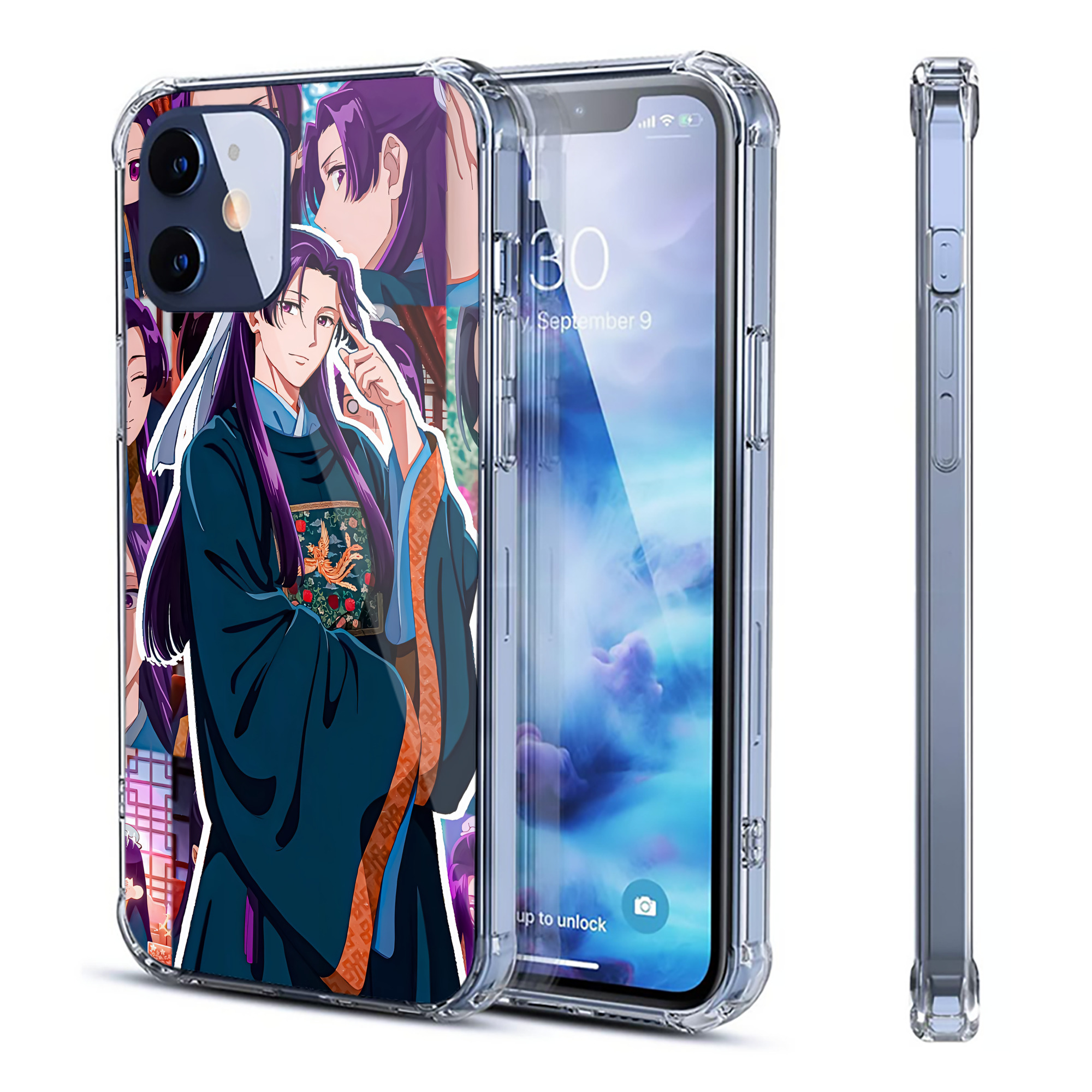 （画像用） 薬屋のひとりごと The Apothecary Diaries 【iPhone 12シリーズ対応】透明スマホケース（クリアソフトケース）